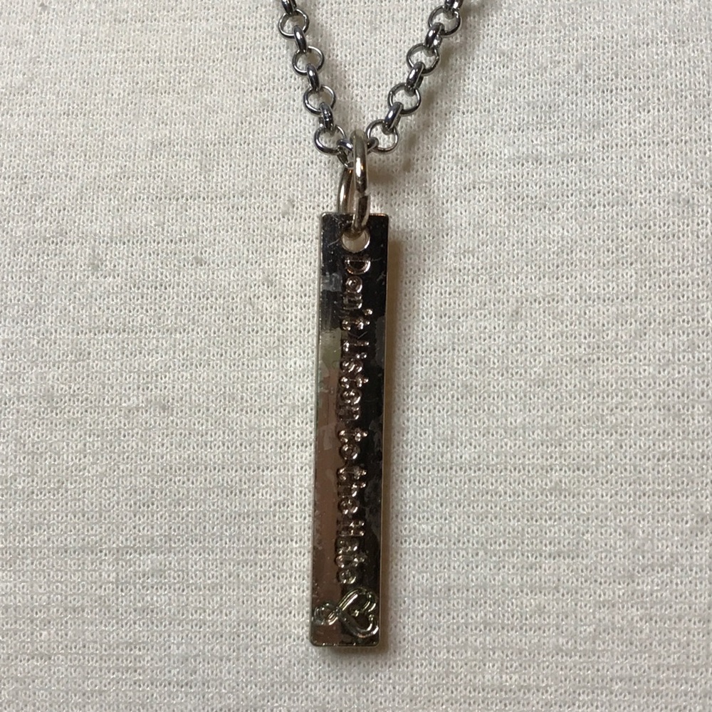 Jojo Siwa Don’t Listen to the Hate Charm Necklace